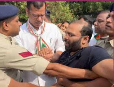 nitin_bahujan's tweet photo. I strongly condemn the attack on Bab @sunilkawthankar, VP of GPCC, for exposing the CM &amp; BJP’s alleged involvement in the land grab scam and support for criminals. How did a criminal walk free without CM &amp; DGP’s knowledge? Goa deserves answers, not silence. #Justice #Goa https://t.co/kkXF1aOPdO