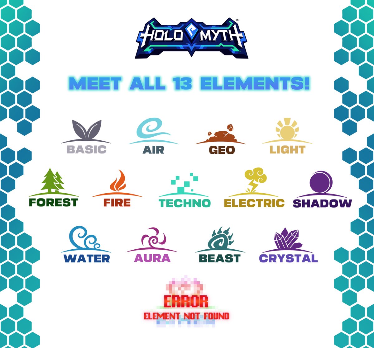 🍃 Holomyth’s cyberspace has 13 element types for its creatures!

🧐 Or does it?

Legends whisper of a hidden type shrouded in mystery... Will you be the one to discover it? 🕵️✨

#DiscoverHoloMyth #indiegame #gamedev