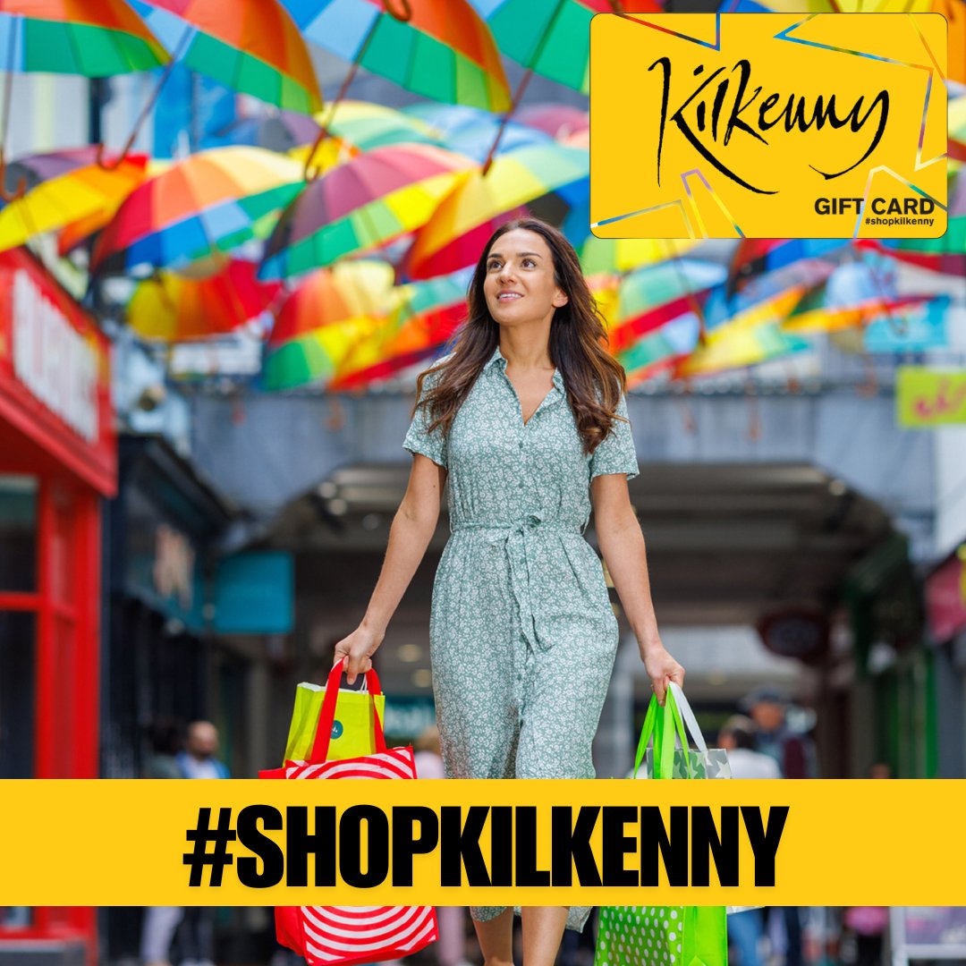 The Kilkenny Gift Card is the ideal Christmas gift.

Almost 150 outlets in Kilkenny now accept the Kilkenny Gift Cards so you are giving the gift of choice.

Buy online now at kilkennygiftcard.ie and have them delivered to you within a few days.

#ShopKilkenny
