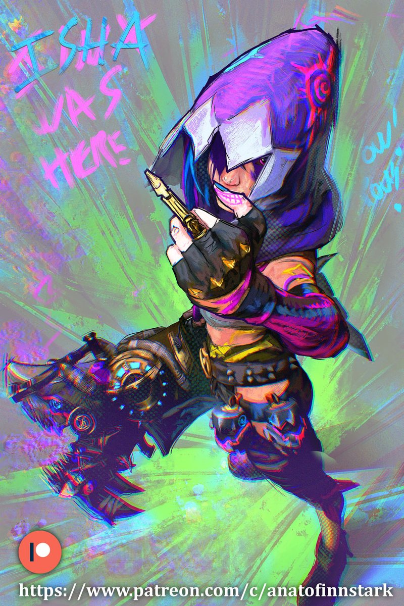 AnatoFinnstark's tweet photo. " Eat that " 
More info about posters in comment !
#Arcane #Jinx https://t.co/LwZFot8WtH