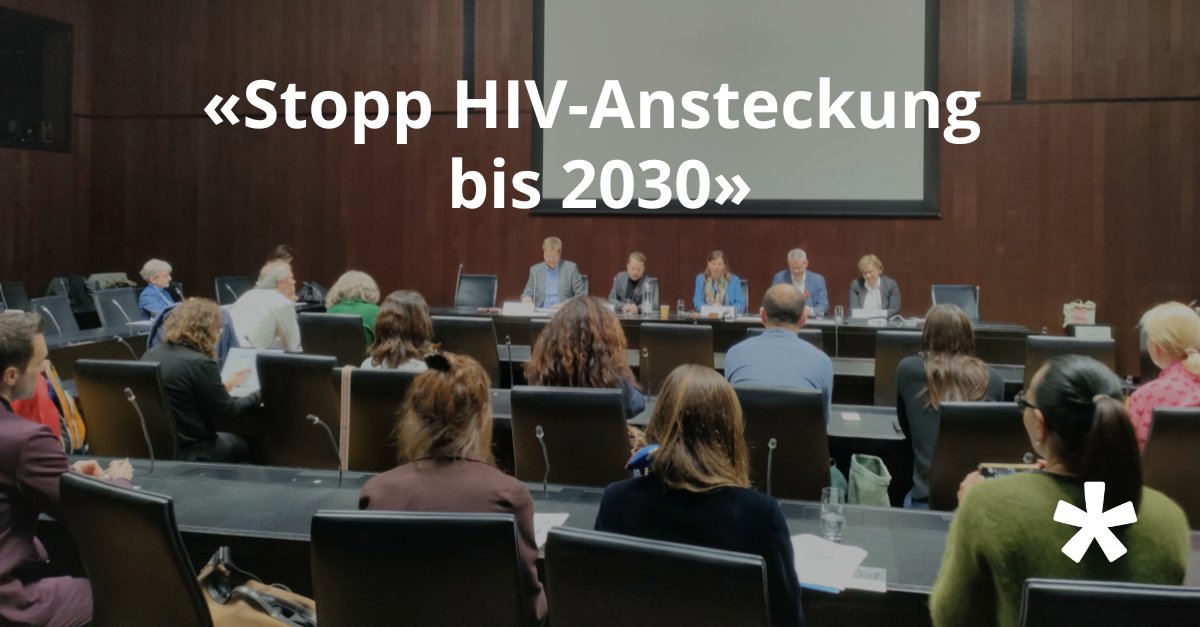 📸🎯 Veranstaltung «Stopp HIV-Ansteckung bis 2030 – national und global!», organisiert von den Parlamentarischen Gruppen für #sexuelleGesundheit und #Rechte und Globale Gesundheit. Gemeinsame Anstrengungen sind erforderlich, um dieses Ziel zu erreichen.