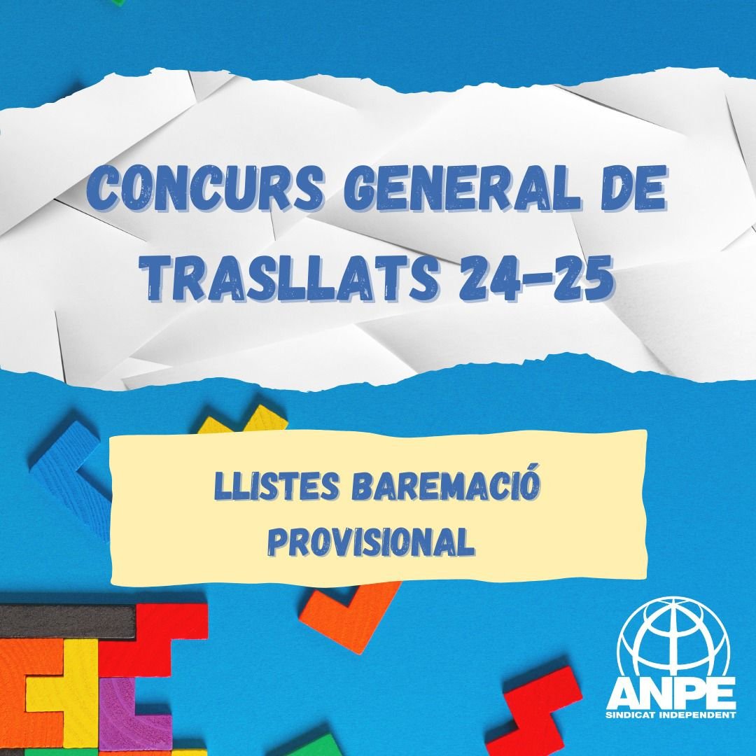 ⚠️ Publicades les llistes del CGT dels cossos docents i d'inspectors. 

🗓️ Termini de reclamació: 10 dies hàbils a partir de demà (fins al 3/01/2025, inclòs)

 ▪️ Cossos docents: tinyurl.com/yevbya22
 ▪️ Cos d'inspectors: tinyurl.com/tmyuwmjd