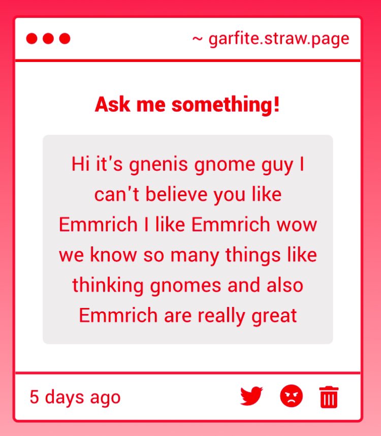 I love you gnemis gnome guy, we have so muc in common gnemis gnome giy, funkledonk ❤️