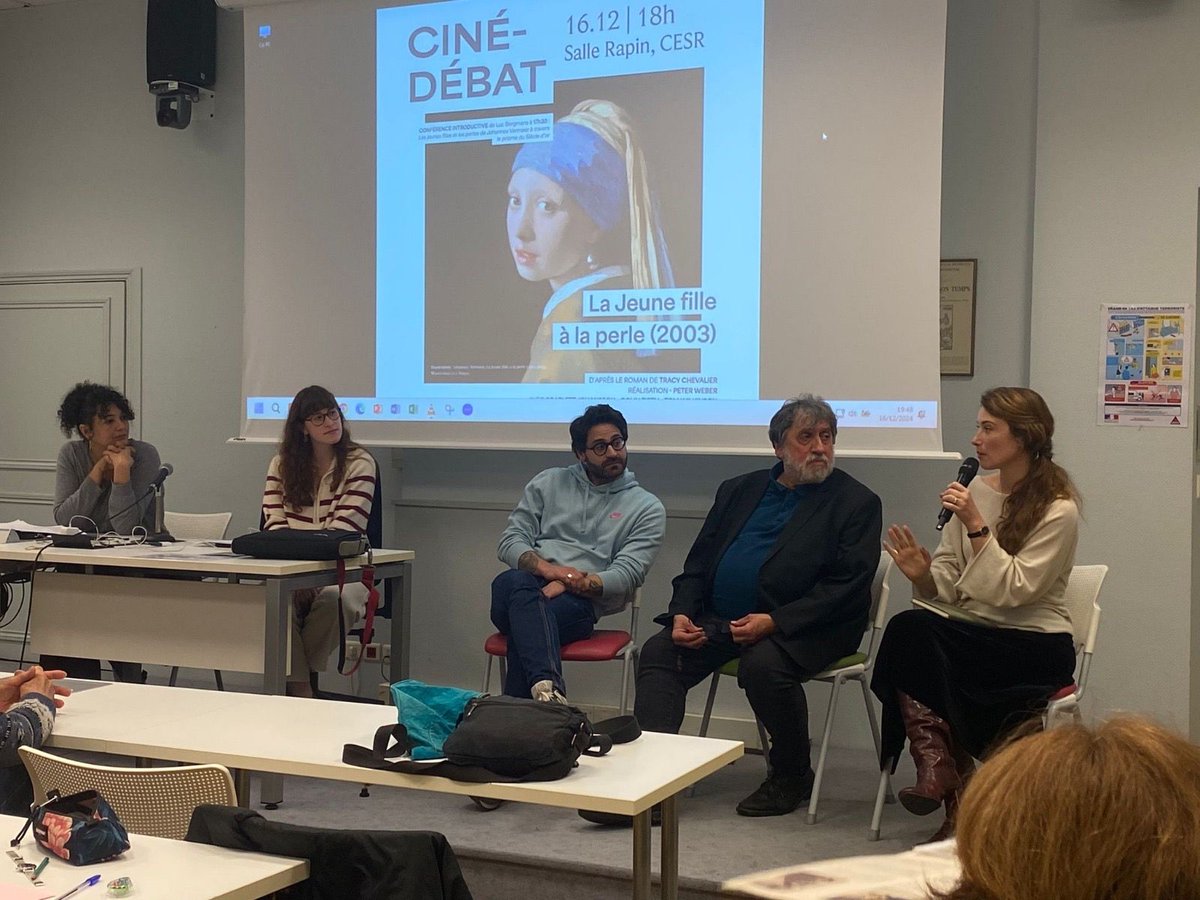 CESR_Tours's tweet photo. [Retour sur] Ciné-débat : La Jeune fille à la perle

Le lundi 12 décembre s'est déroulée la troisième séance de l'édition 2024-2025 des ciné-débats de l’@adeep_tours , autour du film « La Jeune fille à la perle », au @CESR_Tours.

🔗 https://t.co/06uiJ7Alxh https://t.co/fBR1weDlF8