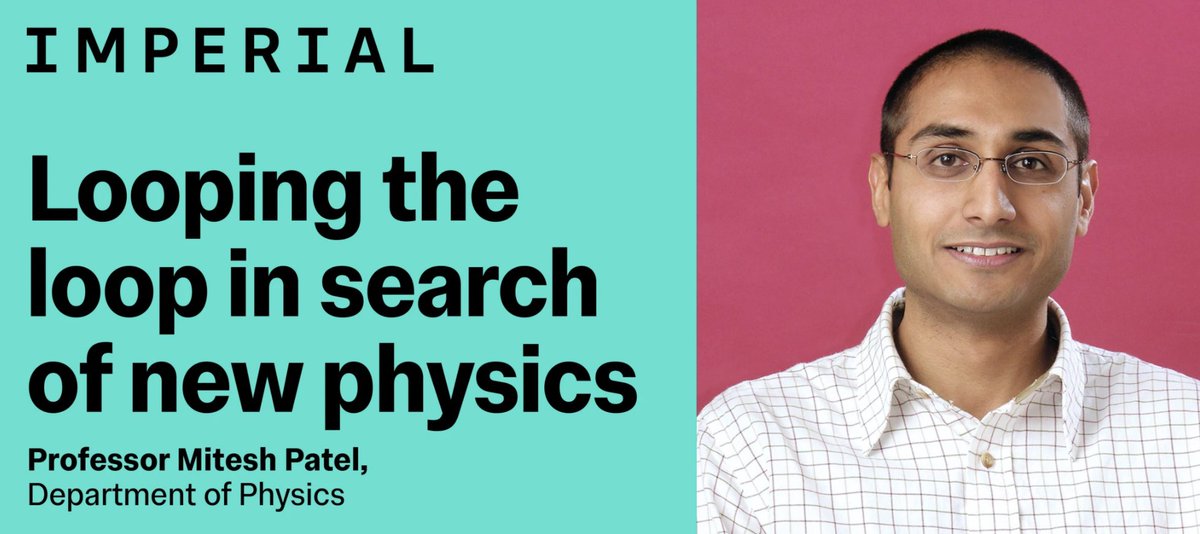 Imperial Sciences (@imperialsci) on Twitter photo The first #ImperialInaugural you should go to in 2025 should be <a href="/ImperialPhysics/">Imperial Physics</a> Prof Mitesh Patel's lecture on quantum loop theories!
How does quantum loop gravity fill in some of the blanks in the Standard Model? ⚛️
📆 Add to your calendar 👉 bit.ly/49Le3C1 The first #ImperialInaugural you should go to in 2025 should be <a href="/ImperialPhysics/">Imperial Physics</a> Prof Mitesh Patel's lecture on quantum loop theories!
How does quantum loop gravity fill in some of the blanks in the Standard Model? ⚛️
📆 Add to your calendar 👉 bit.ly/49Le3C1