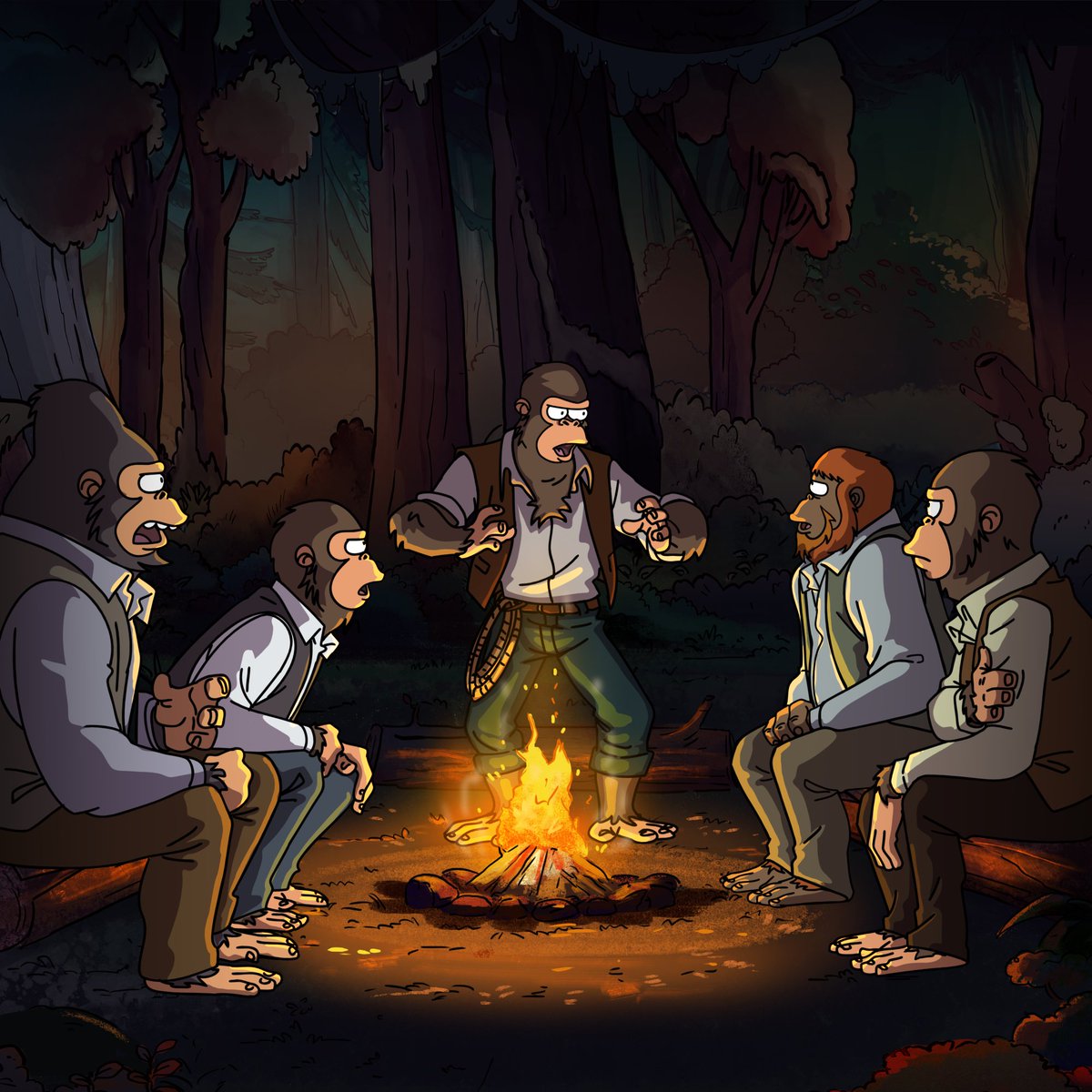 The story begins with a token called APE 🙀