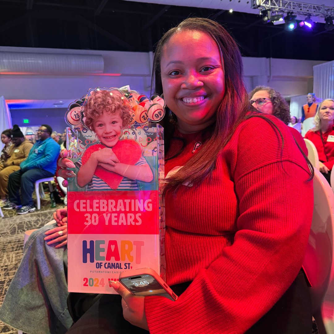 Huge thank you to @paysbig 's Charity Heart of Canal Street for choosing PEARLS to be 1 of 30 of the local children's charities to receive a generous gift of $22K this year!