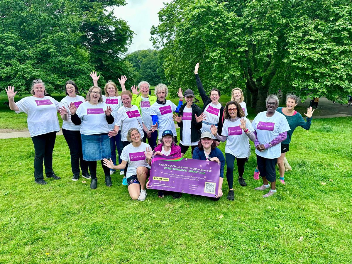 A huge thank you to the wonderful <a href="/PAcappella/">PalaceAcappella</a> who have raised over £6k for the Upper Norwood Library Trust! We can’t thank you enough. Read more 👉 uppernorwoodlibraryhub.org/news/palace-ac…
#charity