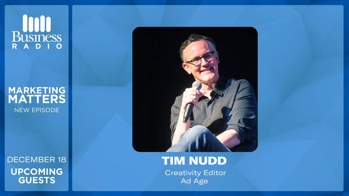 TODAY at 5pm ET - Hip Hop Prof <a href="/AmReed2/">Dr. Americus Reed II</a> is LIVE with <a href="/AdAge/">Ad Age</a>'s <a href="/Nudd/">Tim Nudd</a> covering The Best Holiday Ads of 2024🏆

Some Brands on the list: <a href="/Apple/">Apple</a> <a href="/Chevrolet/">Chevrolet</a> <a href="/CocaCola/">Coca-Cola</a> <a href="/MGAEnt/">MGA Entertainment</a> <a href="/Etsy/">Etsy</a> <a href="/NBA/">NBA</a> <a href="/JohnLewisRetail/">John Lewis & Partners</a> 

💡What do YOU think? OPEN CALLS: ☎️844-942-7866☎️

🔊Tune in on <a href="/SXMBusiness/">SiriusXM Business Radio</a>🔊