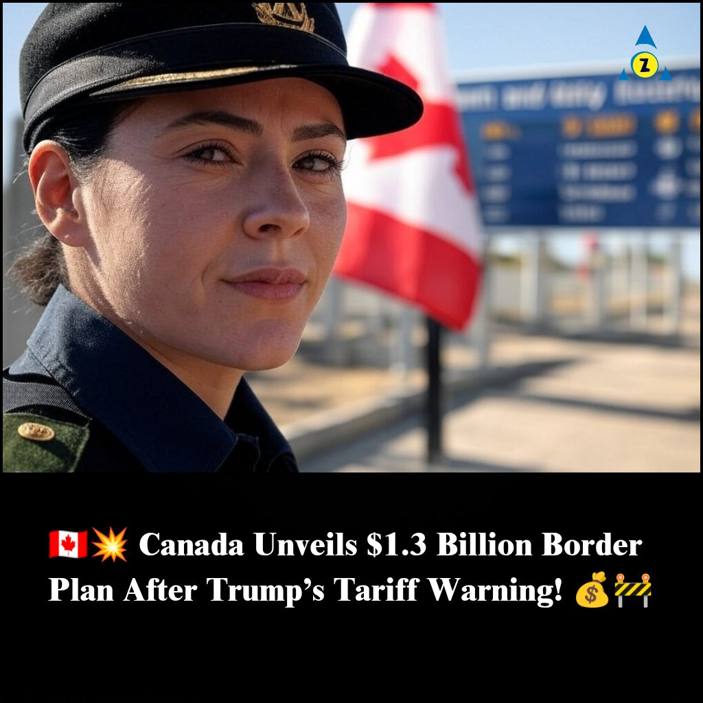 TheAgeOfGenZ's tweet photo. Canada responds to Trump’s tariff threat with a bold move to tighten its borders and invest in security.

#CanadaBorderPlan #TrumpTariff #SecurityBoost #BorderProtection #CanadaNews https://t.co/N0rA6zPFE5
