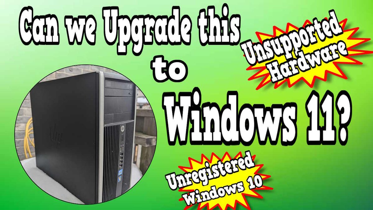 Thenewretroshow's tweet image. Install Windows 11 on Unsupported / Unregistered Hardware- What Microsof... youtu.be/zFoWxrr5lDE?si… via @YouTube  #Windows11 #Windows11Installation #UnsupportedPC #UnregisteredPC #TechTutorial #WindowsHacks #PCUpgrade #Windows11Tips #techexperiment