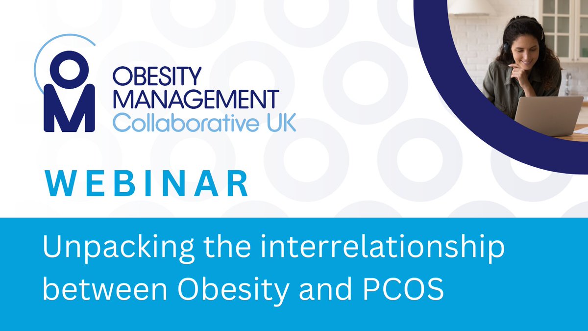 ObesityMCUK's tweet photo. Join our first webinar of 2025, which focuses on the intricate and clinically significant relationship between #Obesity and Polycystic Ovary Syndrome (#PCOS). 
🗓️Wednesday 5th February 2025 
⌚️19:00 - 20:00
💻 Register https://t.co/SYz8oVE0s4 https://t.co/Z6OLOEVVCi
