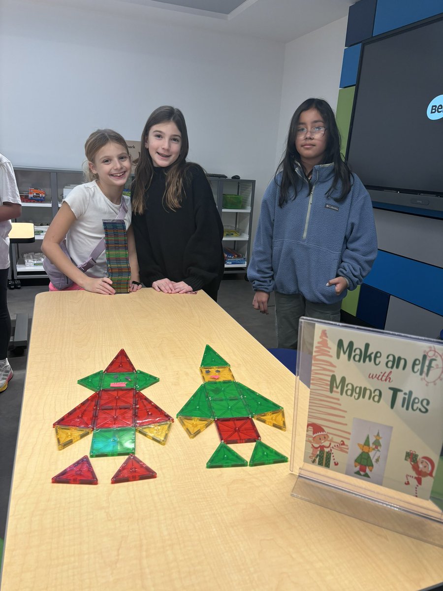 MrsSorensen2's tweet photo. EES students created elves, Christmas trees &amp; menorahs in Makerspace. ⚙️🎅🏼🎄🕎 @esm_csd @esm_Curriculum @cpolney @PrincipalEES https://t.co/0S2nbQAlCu