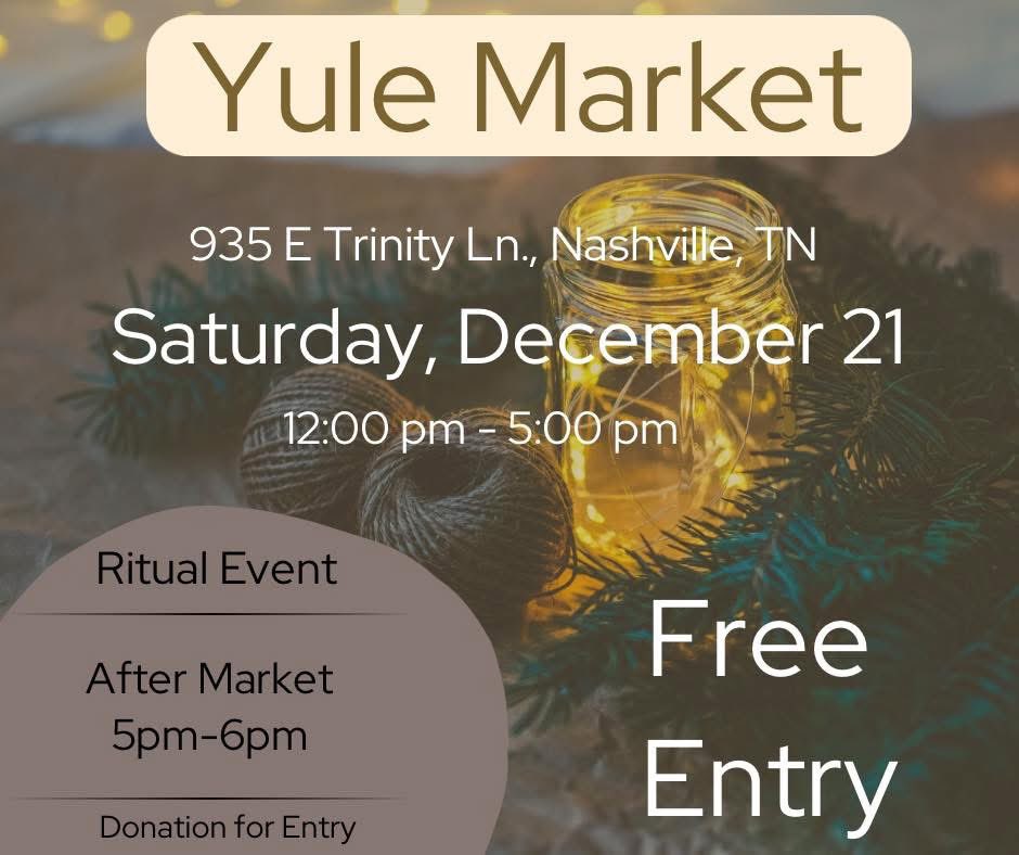 If I have any #Nashville area friends on here - please consider visiting at the Yule market this weekend. All the vendors would love your support. #Yule