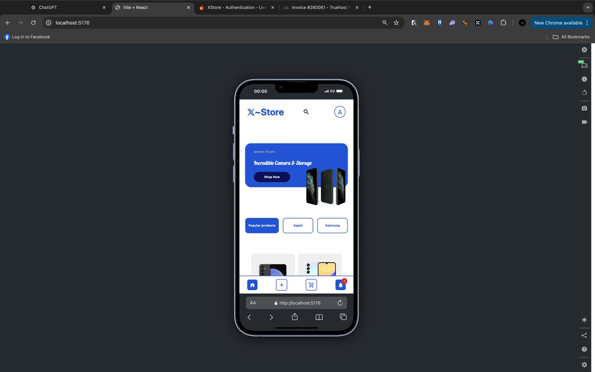 Eche_codes's tweet photo. Today 

I added user Auth on my ecomm ✅
Uploaded user cresidential to db ✅
Handled any possible error ✅
Added a welcome notification ✅
Installed and set every dependency needed for my portfolio ✅

Let’s keep growing and building !! https://t.co/7DGkcPfjn8
