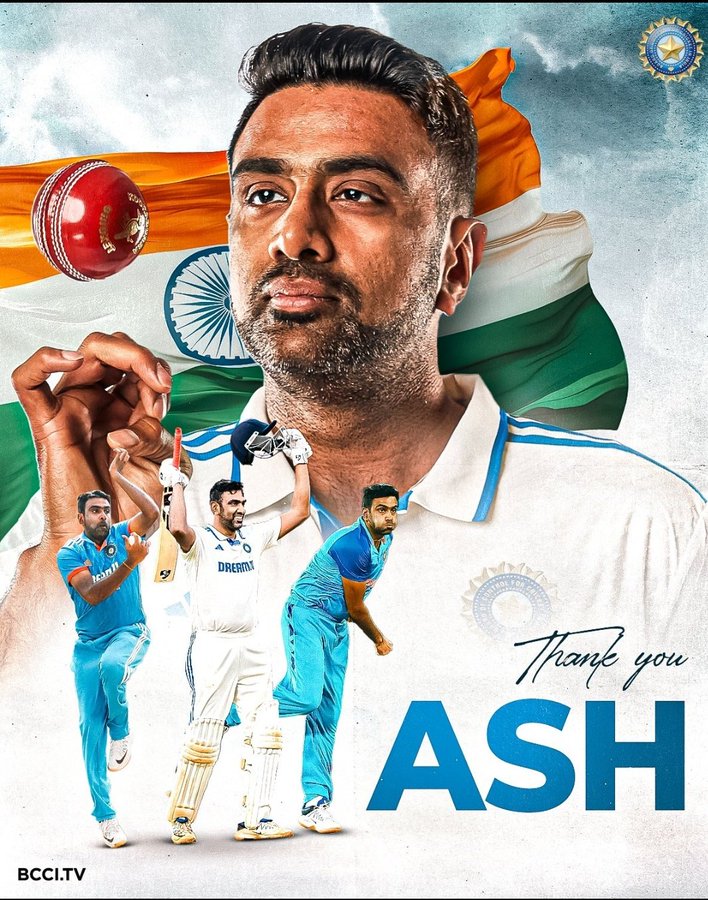 Legend Ravichandran Ashwin

End of an era #Ashwin