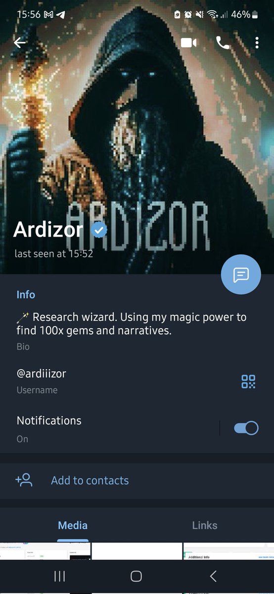 thecryptoguysuk's tweet photo. @ardizor Hey man I cant dm you but there is a scammed on tg using your  I got scammed but hoping you can make your followers aware so they don't get caught out. https://t.co/nbXKE7EzrI