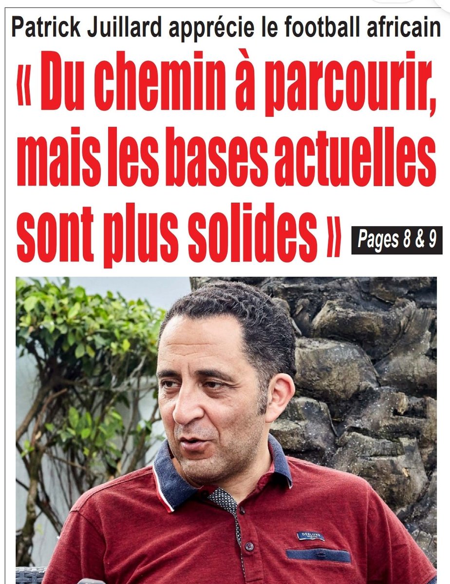 Nabil_djellit's tweet photo. Riche entretien de @PatrickJuillard lors de son passage au Bénin au quotidien  "La Nation". Aucun sujet éludé sur le football africain et... la première question est fabuleuse ! https://t.co/e5bCFZui4y