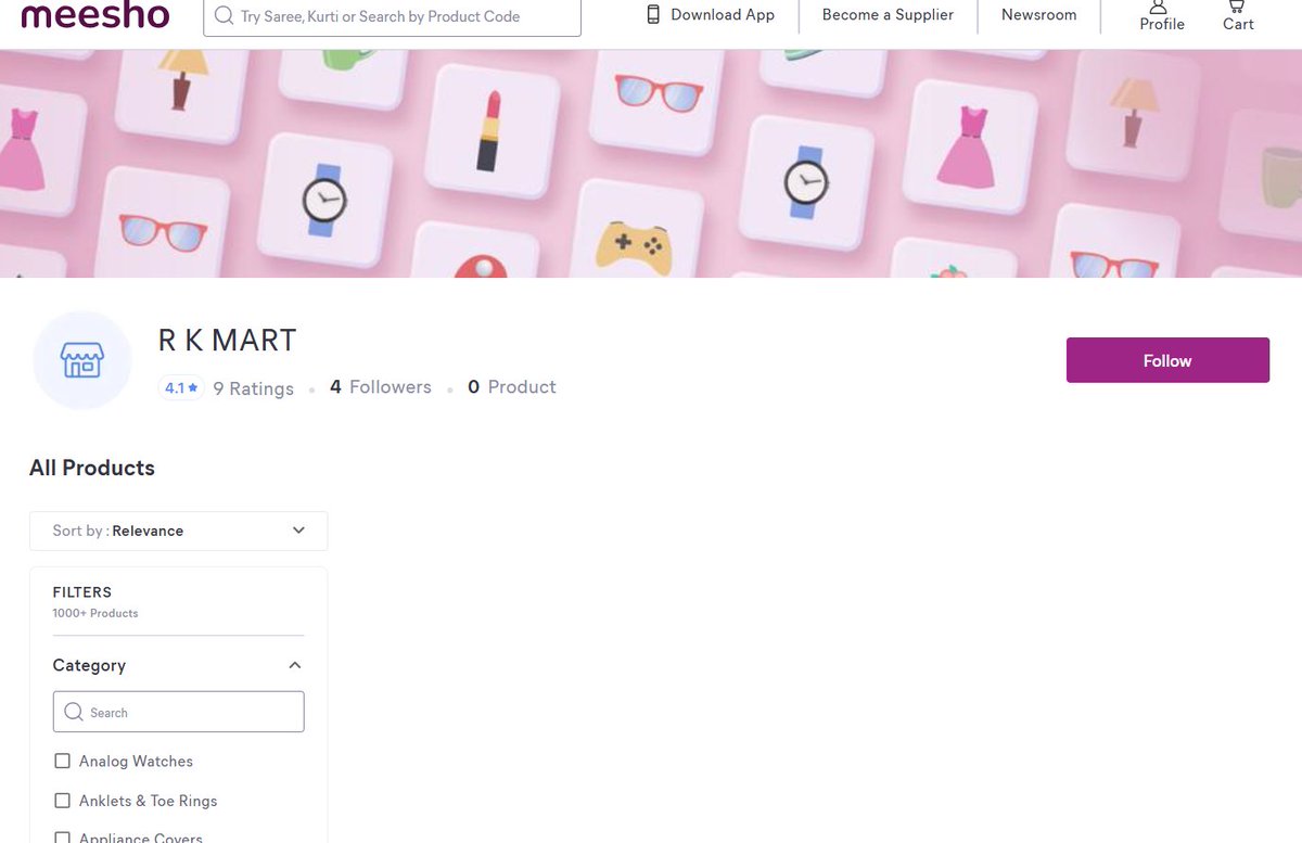 Cschelpdesk2's tweet photo. @meesho_support @Naresh11221 today im facing big probler , my shop product is in visible on meesho . Shop Name RK Mart ,Email Id Is - riteshsaleonline@gmail.com., customer support not helpimg me . https://t.co/s9YkEcsXLS