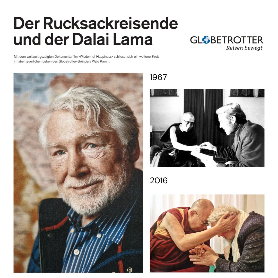 In 1967, Walo Kamm, a young backpacker, traveled to Dharamshala, where he had the opportunity to interview the Dalai Lama—an encounter that would shape his life. What began as a formal exchange turned into a conversation filled with curiosity and humor, leaving a deep impression