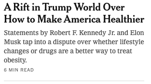 The important thing is that they have the best healthcare minds on it.