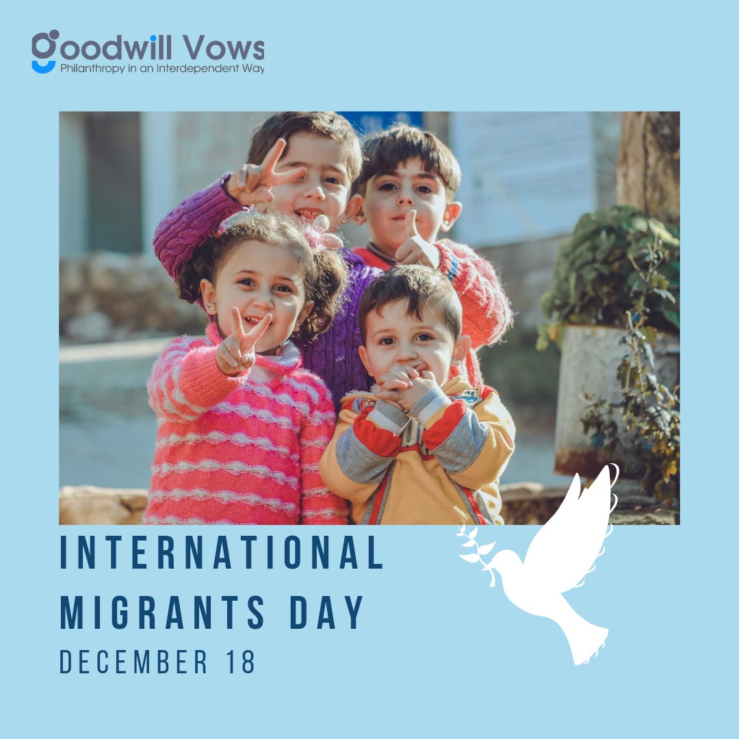 International Migrants Day – Honoring the Contributions of Migrants.
Today, we celebrate the resilience, courage, and determination of migrants worldwide. 🌎🤝 
To all migrants around the world: Your strength and perseverance inspire us every day. 
#InternationalMigrantsDay