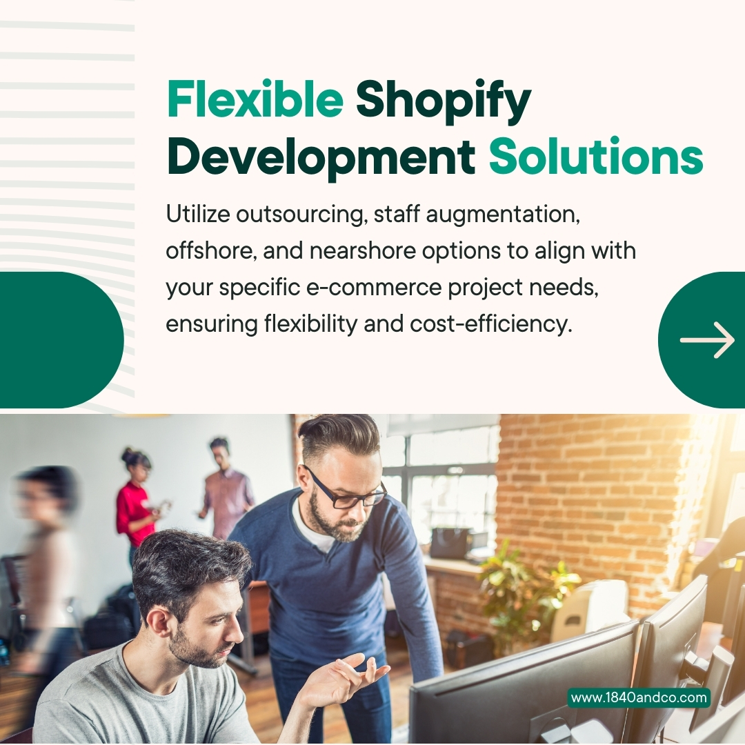 1840andCompany's tweet image. Are you looking to enhance your online store?
Partner with us to access our network of Shopify Developers that can help your business's online presence and sales.
Explore our services here: bit.ly/3z70DlP
#ShopifyDevelopers #Ecommerce #OnlineSales #1840andCompany