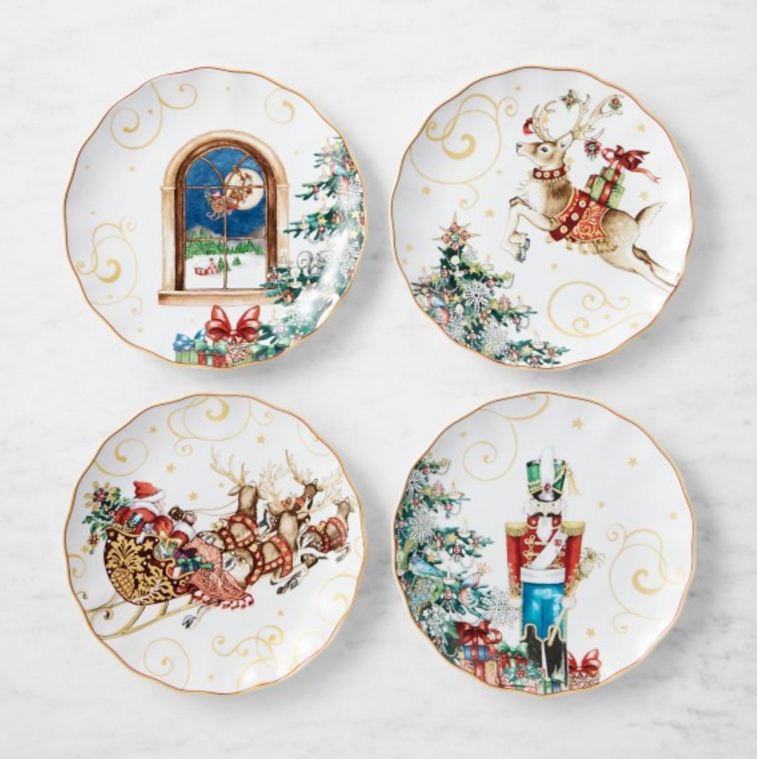 Celebrate the season with dinnerware and serveware inspired by the beloved 19th-century American poem "A Visit from St. Nicholas." 🍴🎄 

Shop the collection now at Williams Sonoma for your next holiday gathering.