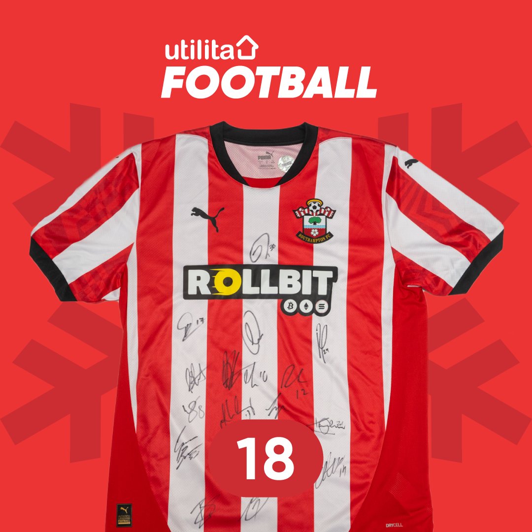 🎁 𝐔𝐅 𝐀𝐝𝐯𝐞𝐧𝐭 𝐂𝐚𝐥𝐞𝐧𝐝𝐚𝐫 🎁

✍️ Win yourself this 24/25 signed <a href="/SouthamptonFC/">Southampton FC</a> home shirt for Christmas!

RT, follow us and tag a mate for the chance to win - winners will be notified by DM

⌛ Entries close 4pm December 19th

#UFAdventCalendar 📆 | #SaintsFC