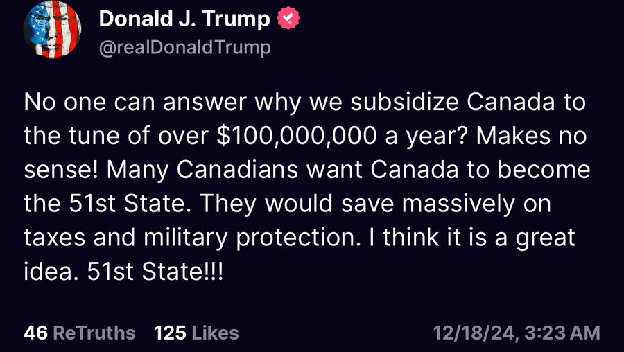 JamesSurowiecki's tweet image. Trump really believes all trade is zero-sum. If I buy something from you, I am not "subsidizing" you. I am giving you money in exchange for something I think is of equal or greater value. But Trump thinks I'm somehow giving you a gift. It's like he doesn't understand capitalism.
