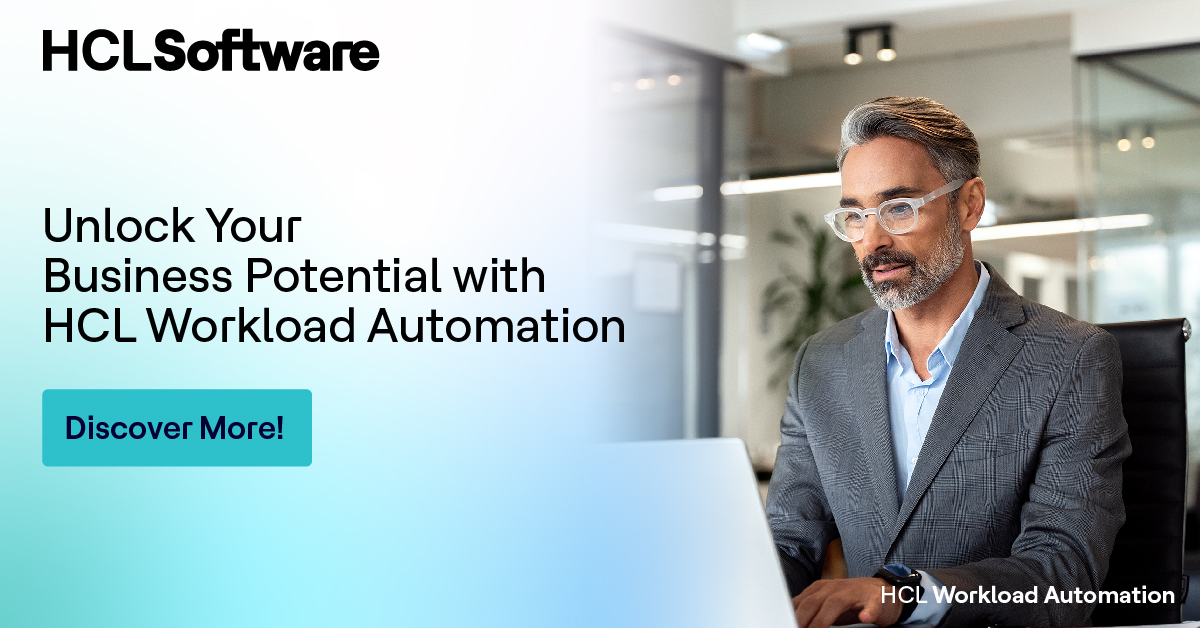 hclautomation's tweet image. Managing workloads efficiently is key to business success.
#HCLWorkloadAutomation streamlines processes, optimizes resources, and reduces costs.
Learn more: hclsw.co/uw2l0x