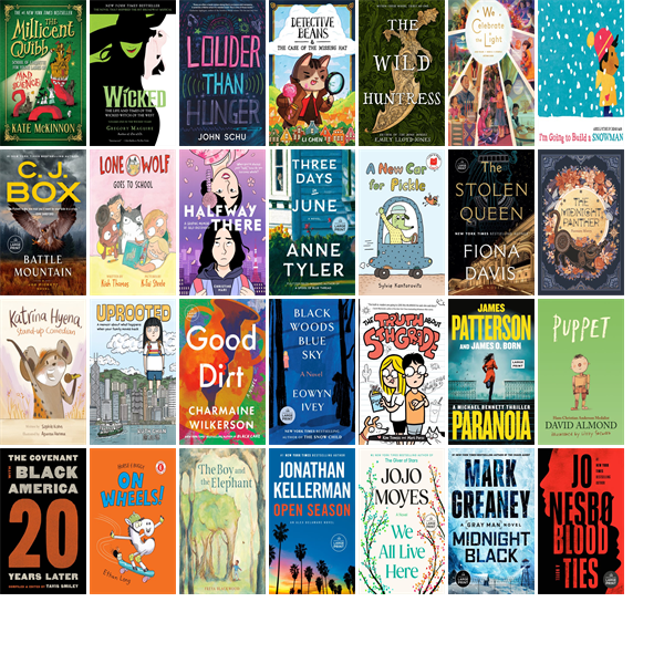WilbrahamPubLib's tweet photo. This week the Wilbraham Public Library has 65 new books.  New items include The Millicent Quibb School of Etiquette for Young Ladies of Mad Science, Wicked, Louder Than Hunger, Detective Beans and the Case of the Missing Hat, and The Wild Huntress. https://t.co/92VBvt2F11 https://t.co/f1iDTRkG5G