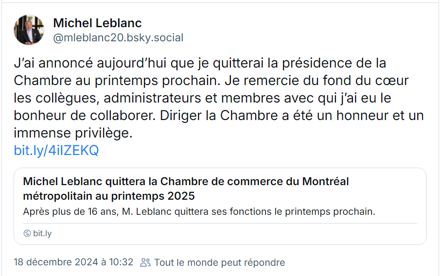 Michel Leblanc tweet media