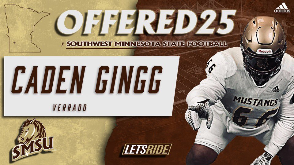 Caden Gingg (@cadengingg2) on Twitter photo After a great conversation with <a href="/CoachBull16/">Levi Bullerman</a>, I am blessed to receive a D2 offer from <a href="/SMSUfootball/">SMSU Football</a>. GLORY 2 GOD
<a href="/CoachPerrone/">Coach Perrone (My Recruits)</a> <a href="/CoachHathcock/">Jeremy Hathcock</a> <a href="/NicholasNikias/">Nicholas Nikias</a> <a href="/gridironarizona/">Gridiron Arizona</a> <a href="/azc_obert/">Richard Obert</a> After a great conversation with <a href="/CoachBull16/">Levi Bullerman</a>, I am blessed to receive a D2 offer from <a href="/SMSUfootball/">SMSU Football</a>. GLORY 2 GOD
<a href="/CoachPerrone/">Coach Perrone (My Recruits)</a> <a href="/CoachHathcock/">Jeremy Hathcock</a> <a href="/NicholasNikias/">Nicholas Nikias</a> <a href="/gridironarizona/">Gridiron Arizona</a> <a href="/azc_obert/">Richard Obert</a>