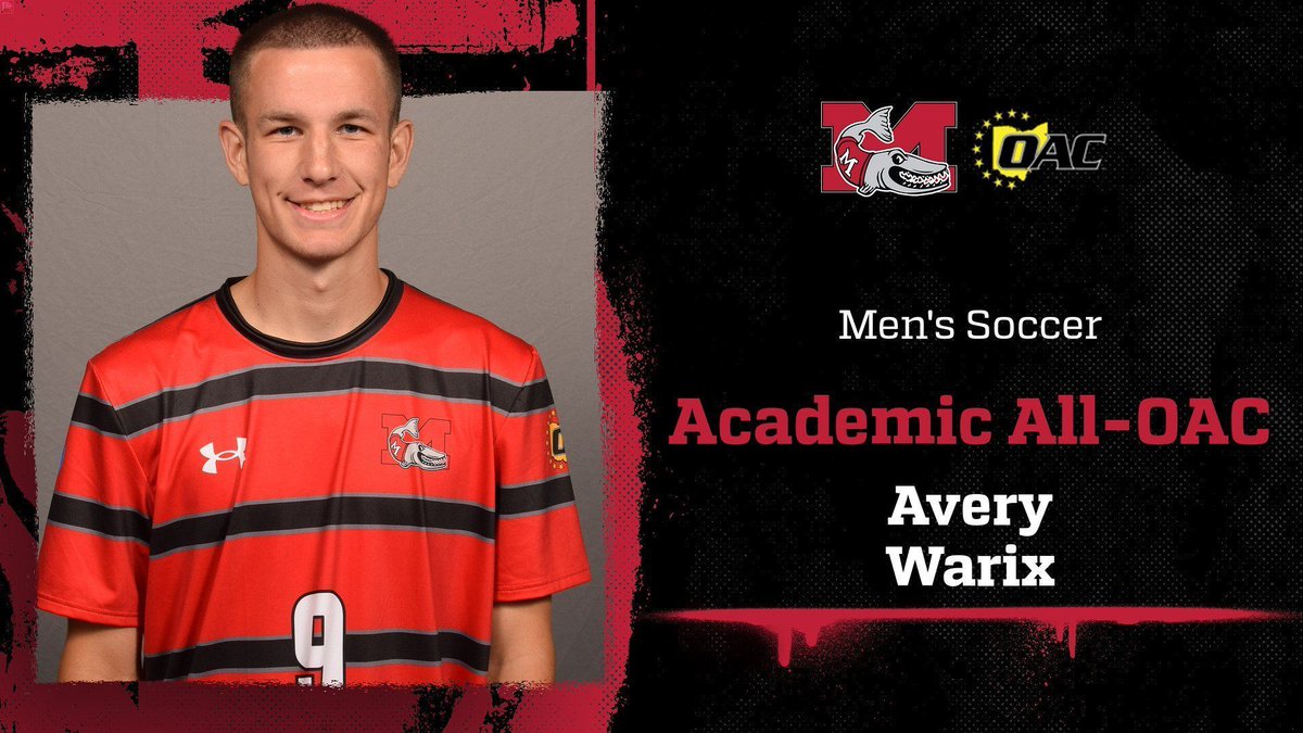 The Ohio Athletic Conference has recognized senior Avery Warix of the Muskingum men's soccer team for his academic excellence, naming him to the 2024 Academic All-OAC Honor Roll. #DefendTheM  <a href="/WHIZscores/">WHIZ Sports</a> <a href="/brandonhannahs/">Brandon Hannahs</a> <a href="/AVCSCORES/">AVC Sports</a> <a href="/DresdenBuzz/">dresdenbuzz</a> <a href="/OHAthleticConf/">Ohio Athletic Conference</a> <a href="/MuskingumMSOC/">Muskingum Men's Soccer</a>