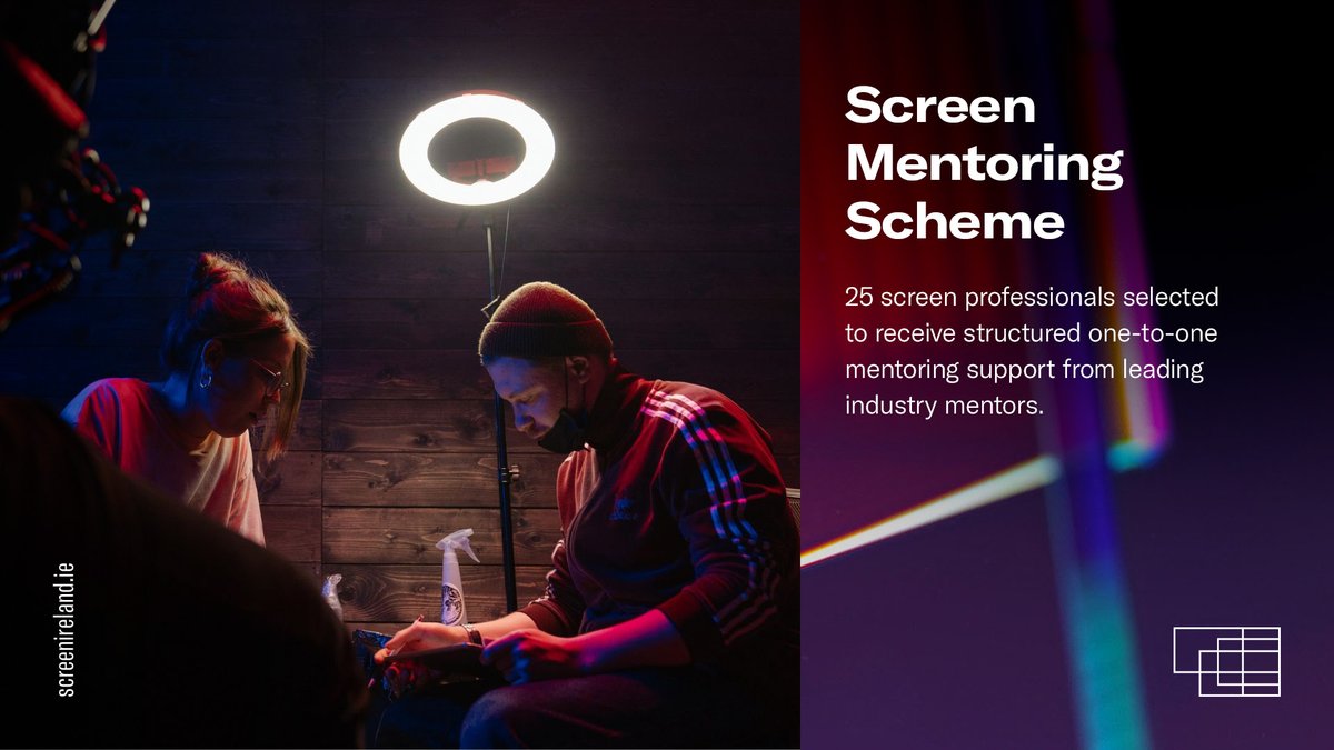 ⚡ Screen Ireland is delighted to announce this year's mentees &amp; mentors for the Screen Mentoring Scheme.

25 screen professionals have each been paired with a leading industry mentor to support their professional development.

Read more ➡️ screenireland.ie/news/fis-eirea…