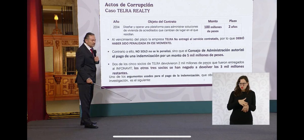 MaxKaiser75's tweet photo. Para tratar de vender la reforma al INFONAVIT hoy el agrónomo que acabó de quebrar a PEMEX presentó graves casos de corrupción que se dieron en la gestión del senador morenista Alejandro Murat al frente del Instituto (2012-15), y casos que se continuaron hasta el sexenio de lópez https://t.co/OHfmHPhtm4