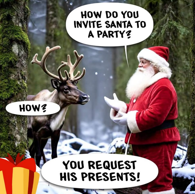 A little Christmas "Jolly" to brighten your day 😂