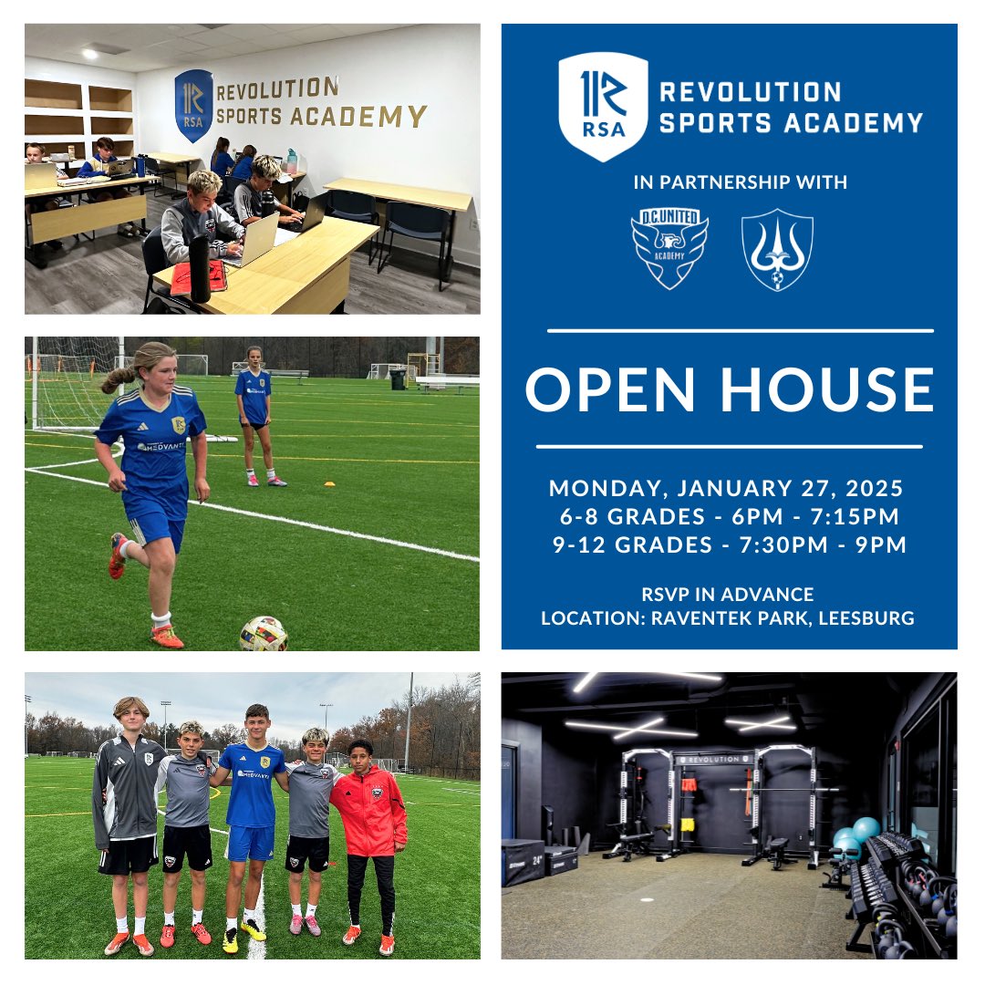 Revolution Sports Academy Open House!