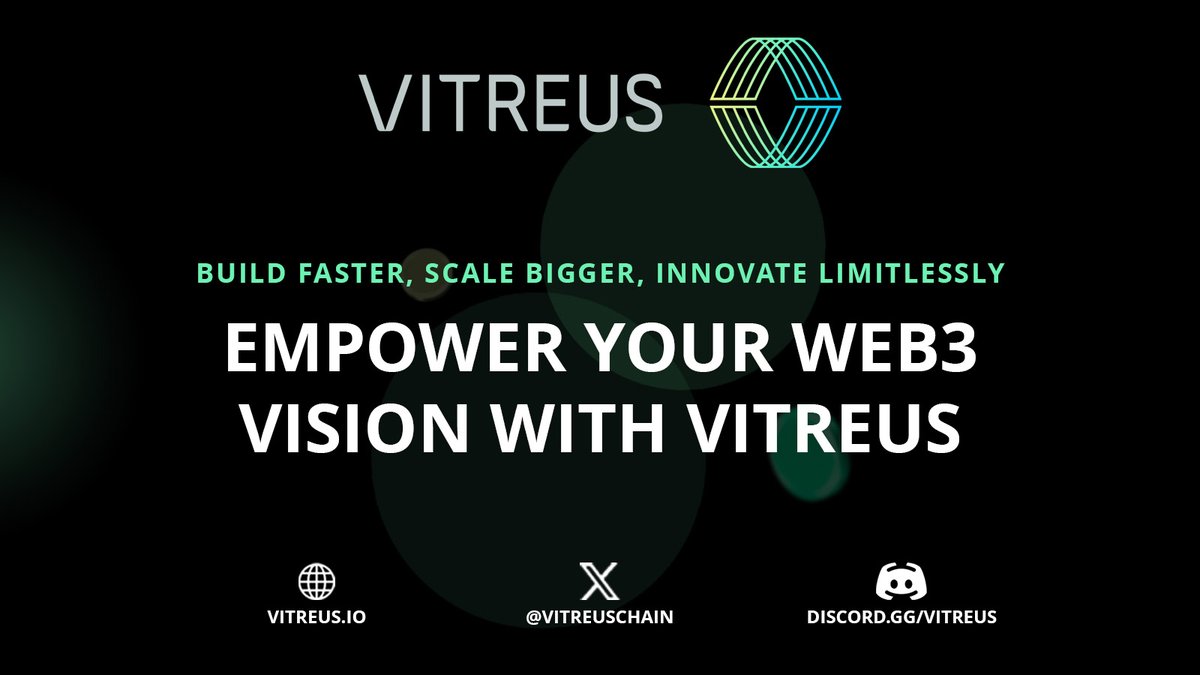 🚨 Calling all Web3 builders! 🌐
Unlock the future of decentralized innovation with Vitreus 👉 Explore our Developers Page: Everything you need to start building on Vitreus Layer-0.
✅ Docs, tools, &amp; resources to power your dApps.
✅ Designed for scalability, performance, and