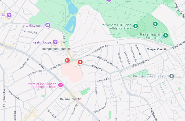 LondonFire's tweet image. Eight fire engines and around 60 firefighters are responding to a fire on Fleet Road, #Hampstead.

Traffic in the area is likely to be heavily impacted as our crews respond.

More information to follow.