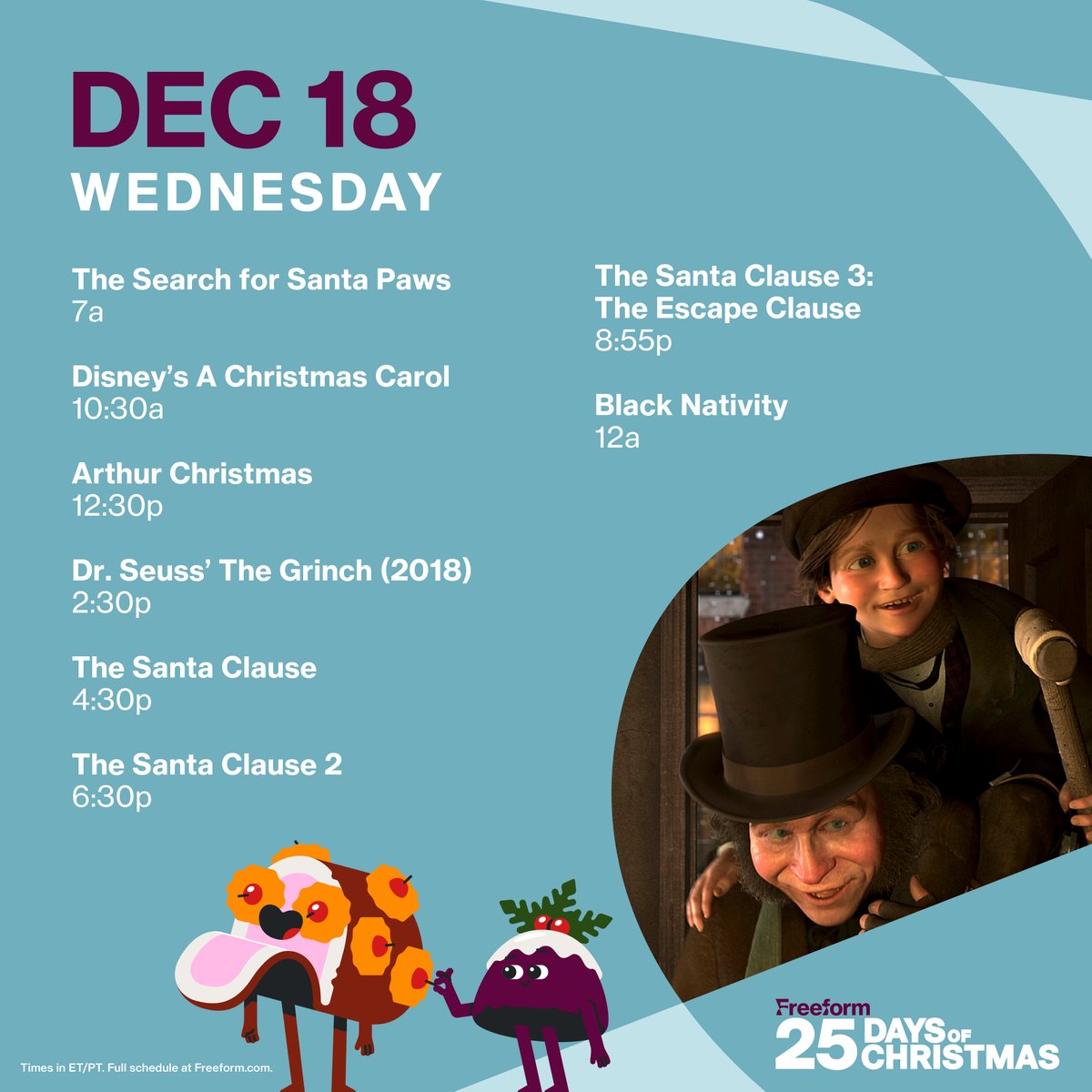 give the sugarplums a break and watch these visions instead