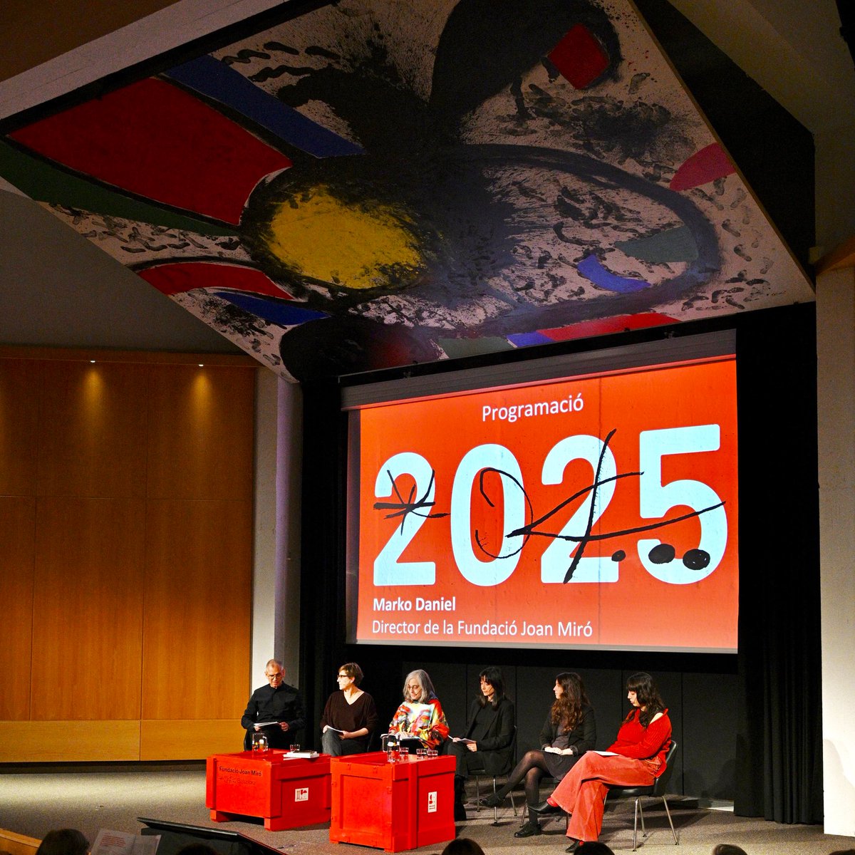 fundaciomiro's tweet photo. 🔜 Matí de presentació de la programació 2025 de la #FundacióMiró.

🖼️🎨✂️ Ja saps quines exposicions i activitats t'esperen l'any vinent a la Miró?

#LaMiró50Anys https://t.co/xfU1LlbfZP