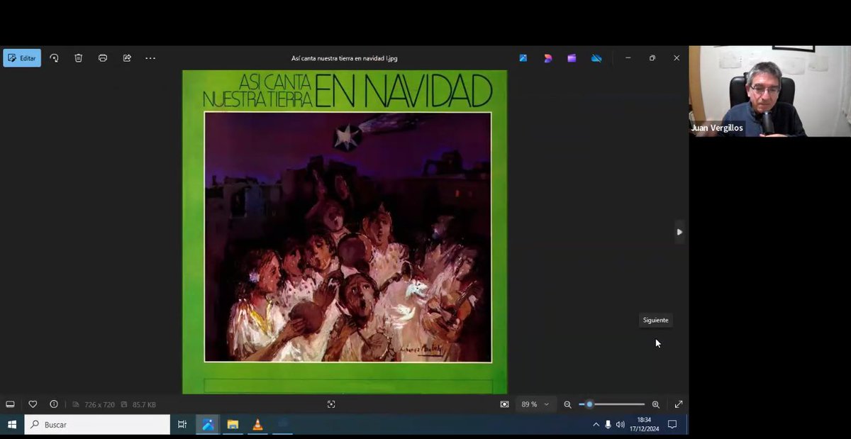 Ya esta disponible la grabación de la clase 'Navidad flamenca, villancicos, campanilleros y otros sones'. Si estás interesado en verla, por mensaje directo, por favor.