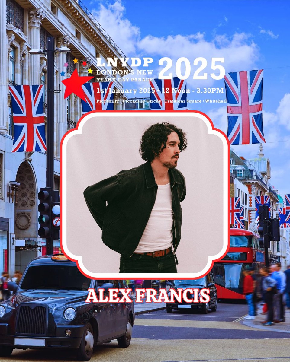 Twenty Music Roots (@20musicroots) on Twitter photo 📢 <a href="/afrancismusic/">Alex Francis</a> will be performing (@Lnydp) Londons New Year’s Parade! on 1st January 2025 🎉 📢 <a href="/afrancismusic/">Alex Francis</a> will be performing (@Lnydp) Londons New Year’s Parade! on 1st January 2025 🎉