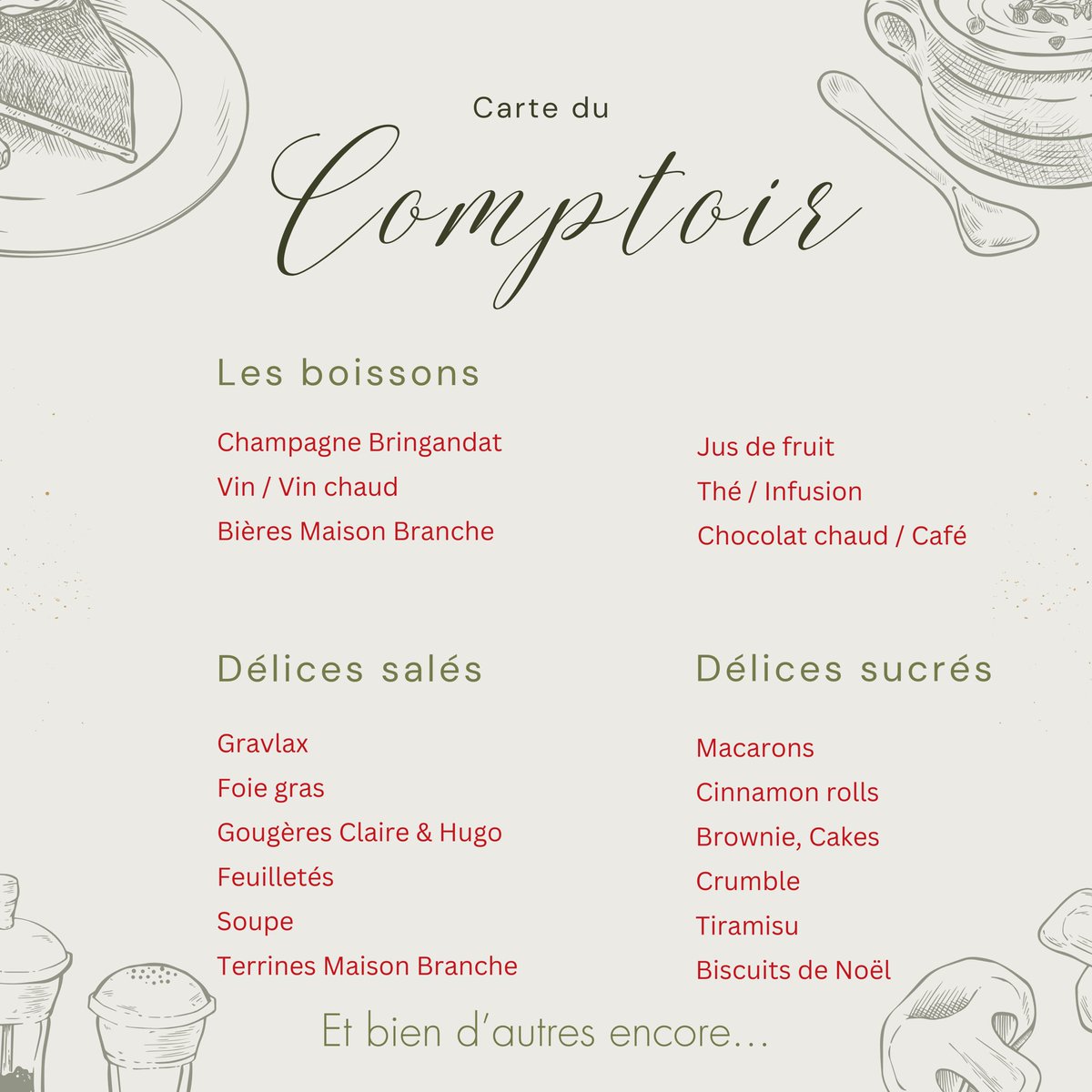 operabulles's tweet photo. Venez profiter du Comptoir avant et après nos concerts de Noël les 21 et 22 décembre au Cellier aux Champagnes à Troyes ! 
Des délices salés, sucrés, du Champagne et des boissons vous seront proposés ! ￼￼￼ https://t.co/XfgQi4WSp7