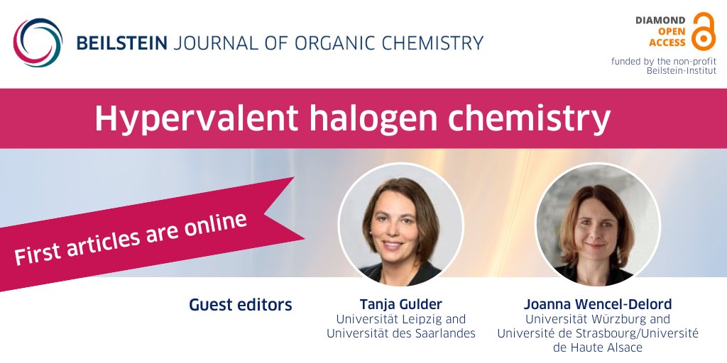 Beilstein-Institut @beilstein-institut.bsky.social (@beilsteininst) on Twitter photo 📢 The first articles of the thematic issue “Hypervalent #HalogenChemistry” ed. by Tanja Gulder <a href="/biomicat/">TaGulder Group</a> <a href="/UniLeipzig/">UNIVERSITÄT LEIPZIG</a> <a href="/Saar_Uni/">Universität Saarland</a> and Joanna Wencel-Delord <a href="/DelordWencel/">joanna wencel-delord</a> <a href="/Uni_WUE/">Universität Würzburg #UniWürzburg</a> <a href="/unistra/">-</a> <a href="/UHA68/">UHA</a> in #BJOC 💎🔓 are online:
👉 beilstein-journals.org/bjoc/series/13…
More to come soon!
#halogenation 📢 The first articles of the thematic issue “Hypervalent #HalogenChemistry” ed. by Tanja Gulder <a href="/biomicat/">TaGulder Group</a> <a href="/UniLeipzig/">UNIVERSITÄT LEIPZIG</a> <a href="/Saar_Uni/">Universität Saarland</a> and Joanna Wencel-Delord <a href="/DelordWencel/">joanna wencel-delord</a> <a href="/Uni_WUE/">Universität Würzburg #UniWürzburg</a> <a href="/unistra/">-</a> <a href="/UHA68/">UHA</a> in #BJOC 💎🔓 are online:
👉 beilstein-journals.org/bjoc/series/13…
More to come soon!
#halogenation
