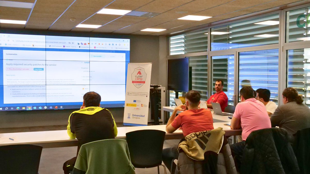 EINA Unizar (@einaunizar) on Twitter photo 🔐💻 Ayer, en <a href="/WALQAPT/">Parque Tecnológico Walqa</a> , se celebraron las Tardes de Ciberseguridad🚀y Rafael Otal ofreció la charla “Seguridad en tus apps desde el inicio”.👩💻👨💻 Estudiantes y profesores de Ingeniería Informática de la EINA participaron activamente🎓✨ 🔐💻 Ayer, en <a href="/WALQAPT/">Parque Tecnológico Walqa</a> , se celebraron las Tardes de Ciberseguridad🚀y Rafael Otal ofreció la charla “Seguridad en tus apps desde el inicio”.👩💻👨💻 Estudiantes y profesores de Ingeniería Informática de la EINA participaron activamente🎓✨