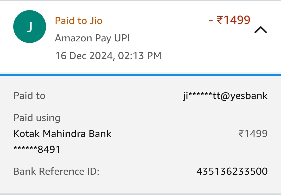 _rachitb's tweet photo. @JioCare  I've made a payment to upgrade Amazon Prime Membership through My Jio app. The payment was done on the 16th and it's still not upgraded. Your customer support team doesn't have any idea about this issue. I've been following up with them since yesterday. 
@reliancejio https://t.co/LSivJsAtol