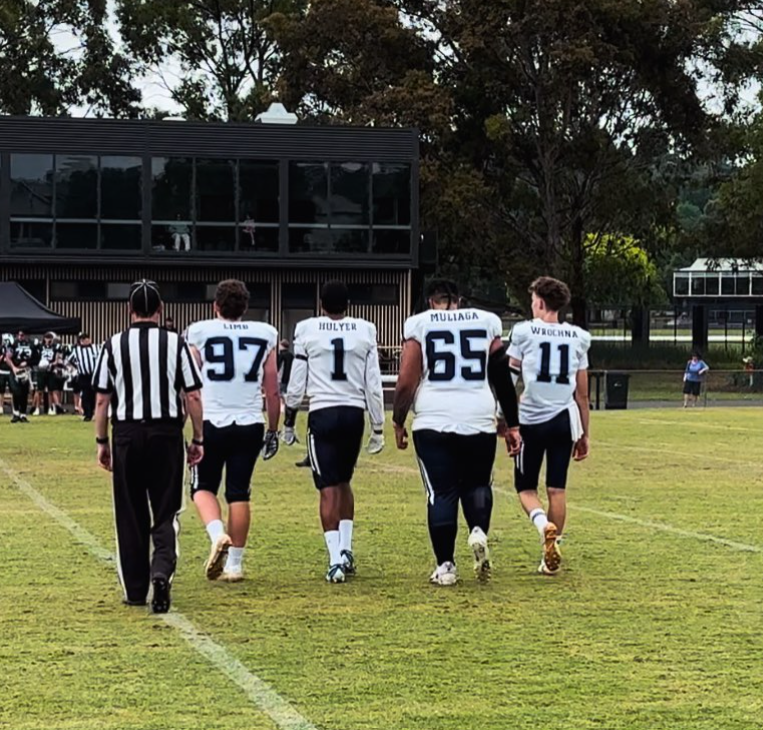 ThatQB_J11's tweet photo. So blessed to be a captain of the Geelong Buccaneers in Australia as a freshman. #AGTG #11 @Coach_Hewitt https://t.co/u724uQbh09
